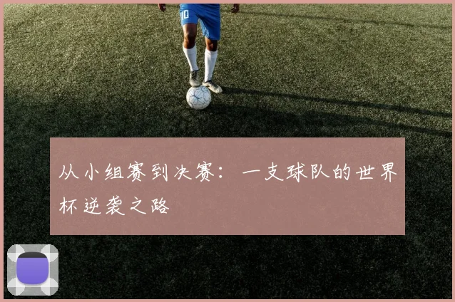 从小组赛到决赛：一支球队的世界杯逆袭之路